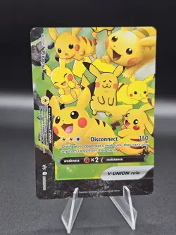 Pikachu V-Union #SWSH141 SWSH: Sword & Shield Promo Cards Moderately played - Image 1