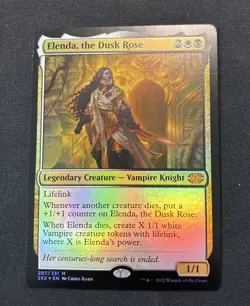 MTG Elenda, the Dusk Rose (Foil) - Double Masters 2022 #207/331 - Magic - Image 1