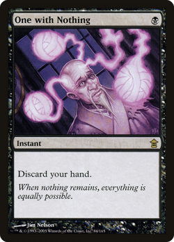 One with Nothing #84 (MP) Saviors of Kamigawa SOK Magic MTG - Image 1
