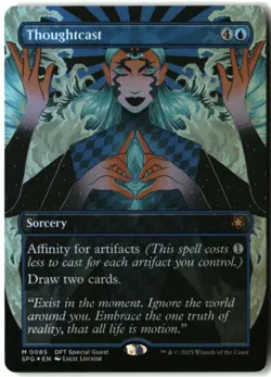MTG Thoughtcast (Borderless) FOIL M Special Guests 85 LP - Image 1