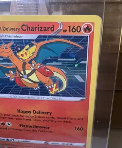 Pokemon TCG Special Delivery Charizard Promo Card SWSH075 Holo - Image 4