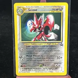 Pokemon Scizor 33 Promo Wizards Black Star Promos NM - Image 3