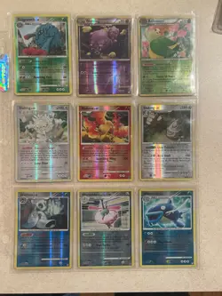 Pokemon Card Lot 9 Vintage Rare Reverse Holos 🔥LP - HP 2007-2010 DP era - Image 1