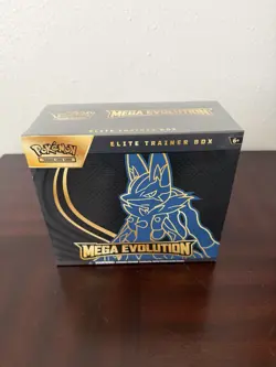 Pokemon TCG Mega Evolution Elite Trainer Box ETB Lucario FACTORY SEALED - Image 1