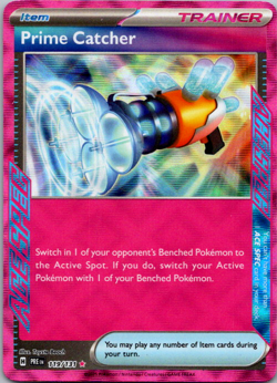 Prime Catcher 119/131 Pokemon Prismatic Evolutions ACE SPEC Rare Holo NM - Image 1