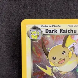 Pokemon Dark Raichu 83/82 Team Rocket Rara Holo Unlimited Wizards ITA Vintage - Image 2