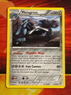 Metagross 49/98 Non-holo Rare - Pokemon XY Ancient Origins - NM - Image 1