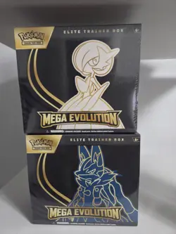 Pokemon Mega Evolution ETB Set of 2 Sealed Brand New Lucario & Gardevoir! - Image 1