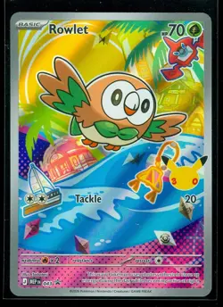 Pokemon ROWLET MEP 043 Ascended Heroes - 1st Partner FULL ART PROMO - MINT - Image 1