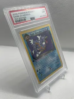 2000 POKEMON ROCKET 1ST EDITION Non-Holo #8 DARK GYARADOS MINT PSA 9 Rare!! 🐉🔥 - Image 4