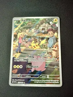 Pokemon Pikachu 173/165 Sv: Scarlet & Violet 151 Illustration Rare - Image 1