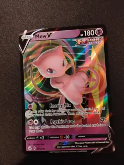 Pokemon Mew V 113/264 Fusion Strike Ultra Rare Holo NM - Image 1