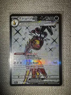 Pokemon TCG Farigiraf EX Full Art Secret Rare Temporal Forces 194/162 NM - Image 2