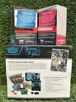Pokemon TCG Black Bolt ETB & Booster Bundle & White Flare Booster Bundle SEALED - Image 2