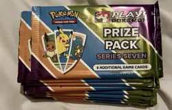 Play! Pokemon Prize Pack Series 7 Booster Packs Factory Sealed - Image 1