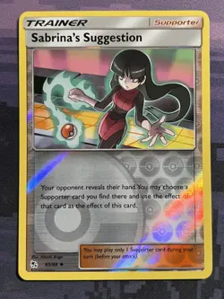 Sabrina's Suggestion 65/68 Pokemon TCG Hidden Fates Reverse Holo (Light Play) 2 - Image 1