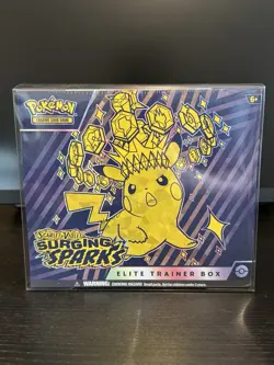 Pokemon TCG Scarlet & Violet Surging Sparks Elite Trainer Box Sealed Pokemon ETB - Image 1