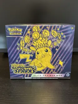 Pokemon TCG Scarlet & Violet Surging Sparks Elite Trainer Box Sealed Pokemon ETB - Image 2