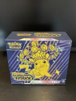 Pokemon TCG Scarlet & Violet Surging Sparks Elite Trainer Box Sealed Pokemon ETB - Image 3