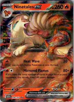 Ninetales ex 038/165 Pokemon TCG Sv: Scarlet & Violet 151 Holo - NM - Image 1