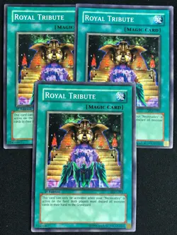 YUGIOH ROYAL TRIBUTE PGD-091 1ST COMMON X3(LP) - Image 1