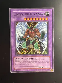 YuGiOh! - Elemental Hero Wild Wingman 1st Edition Holo #EOJ-EN035 - Near Mint - Image 1