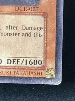 Yugioh! D.D. Warrior Lady DCR-027 Super Rare 1st Edition Vintage - Image 3