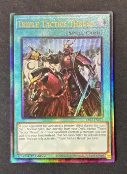 YuGiOh! Triple Tactics Thrust RA03-EN072 Prismatic Ultimate Rare 1st Ed - Image 1