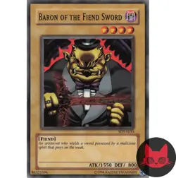 Yugioh Baron of the Fiend Sword SDY-E033 Common NM - Image 1