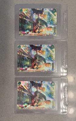 One Piece 3 of Roronoa Zoro SP OP14-EB04/PRB02-006 English. NM. Pack Fresh. - Image 1