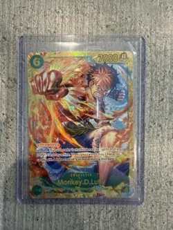 MONKEY D LUFFY - One Piece OP13-118 - SEC Secret Rare - Carrying On His Will - Image 1