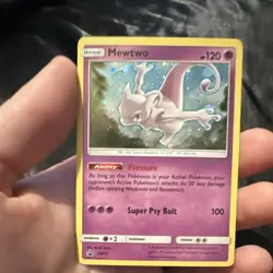 Pokemon Mewtwo SM77 Promos Holo Promo Basic 120 HP Psychic Kouki Saitou - Image 1
