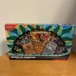 Pokemon TCG Masks of Ogerpon Premium Collection Box SEALED! NEW! - Image 1