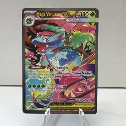Pokemon Mega Venusaur EX Full Art Holo Special Illustration Rare Me01 177/132 🔥 - Image 1