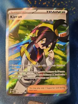 Pokemon TCG Kieran - 206/167 - Twilight Masquerade - Full Art - Ultra Rare - NM - Image 1