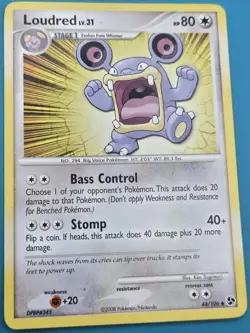 2008 Pokemon Diamond & Pearl Great Encounters Loudred Regular 44/106 VG - Image 1