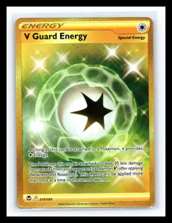 💥 Pokemon Silver Tempest - V GUARD ENERGY GOLD HOLO - SECRET RARE - 215/195 - Image 1