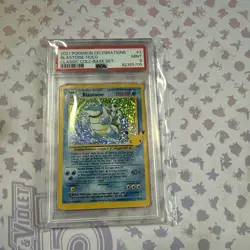 POKEMON 2021 Celebrations BLASTOISE Holo Classic Coll Base Set #2 PSA 9 - Image 1