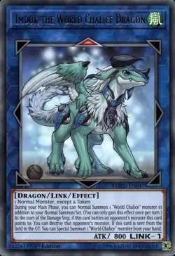 Yu-Gi-Oh! Imduk the World Chalice Dragon Rare COTD-EN047 - Image 1