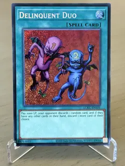 Yu-Gi-Oh! Delinquent Duo LCKC-EN101 Secret Rare Unlimited NM - Legendary Kaiba - Image 1