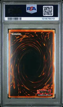 2004 Yu-Gi-Oh! Slate Warrior WC4 Limited Edition Secret Rare PSA 9 - Image 2