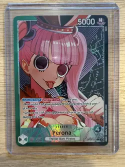 One Piece Perona OP06-021 Alt Art Leader Wings of the Capital – Near Mint - Image 1