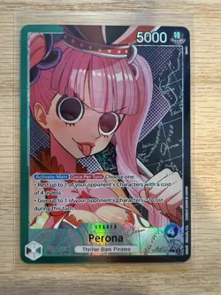 One Piece Perona OP06-021 Alt Art Leader Wings of the Capital – Near Mint - Image 3