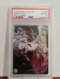 Weiss Schwarz Goddess Of Victory Nikke Bunny X 777 RRR+ ENGLISH PSA 10 Gem Mint - Image 1