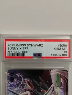 Weiss Schwarz Goddess Of Victory Nikke Bunny X 777 RRR+ ENGLISH PSA 10 Gem Mint - Image 2