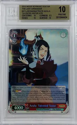 Weiss Schwarz Avatar The Last Airbender Azula ATLA/WX04-054ATR ATR Foil BGS 10 - Image 1