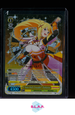 IRON WALL CRUSADER DARKNESS WEISS SCHWARZ KS/W55-E002SP SP 2018 NEAR MINT EN - Image 1