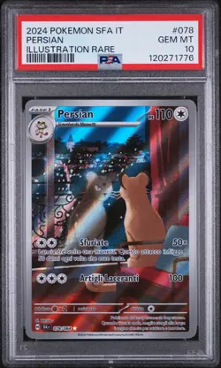 Pokemon Card Italian - Persian AR #078- Segreto Fiabesco - PSA 10 GEM MINT - Image 2