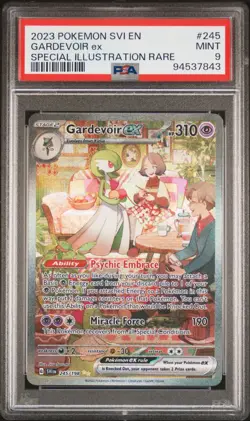 Pokemon Card English - Gardevoir Ex #245 - Scarlet and Violet - PSA 9 MINT - Image 2