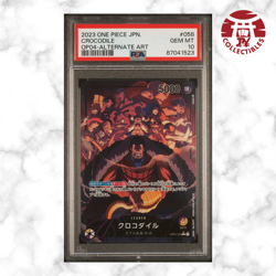 One Piece Card Japanese - Crocodile Leader Alternate Art #OP04-058 - PSA 10 - Image 1